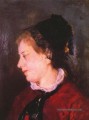 Portrait de Madame Sisley mères des enfants Mary Cassatt